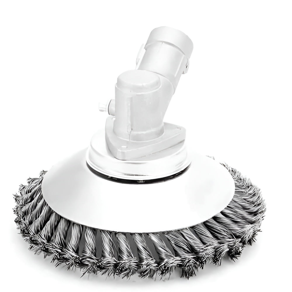 Professioneel borstelopzetstuk voor grasmaaier, perfect voor het grondig schoonmaken van je tuin en terras.
