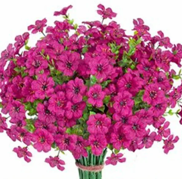 Duurzame kunstbloemen, perfect voor tuindecoratie en verfraaiing van buitenruimtes.