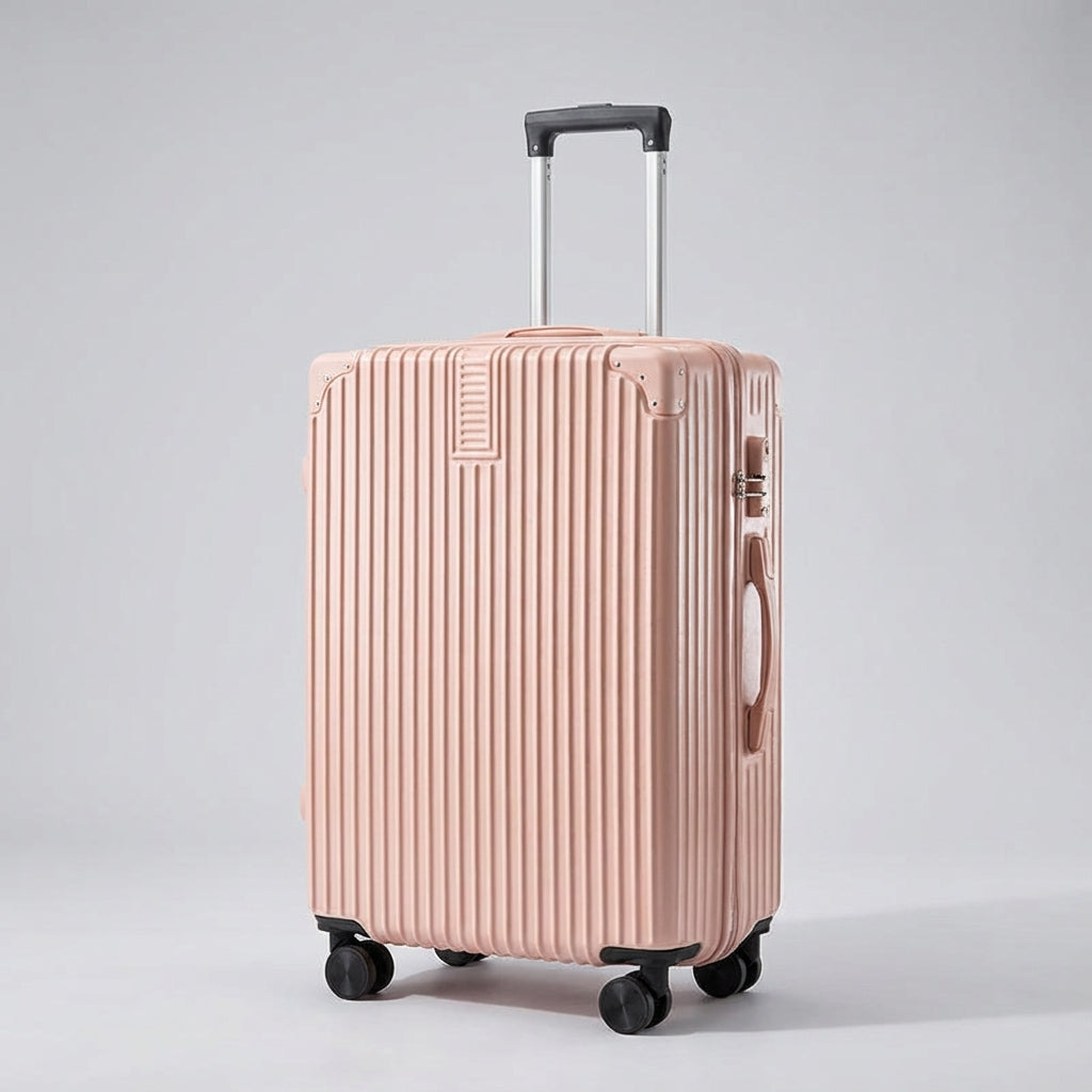 Retro trolley koffer Casevo, perfect voor gemakkelijke verplaatsing van uw bagage.