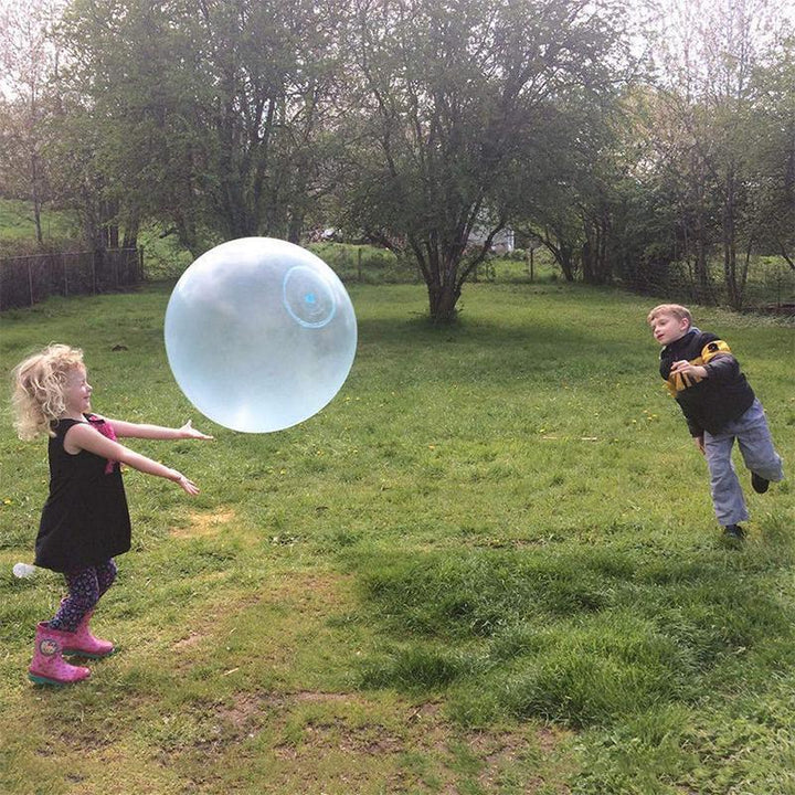 Opblaasbare bubble bal in roze