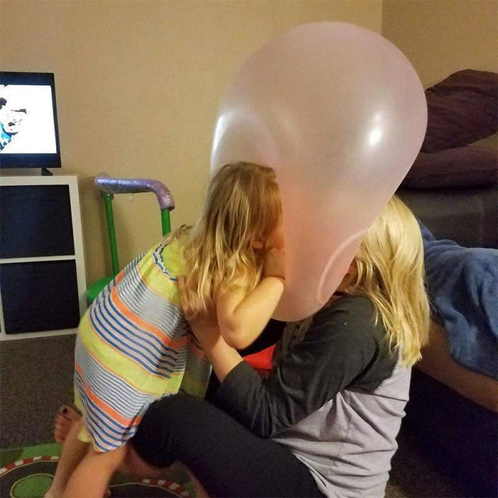 Opblaasbare bubble bal in groen