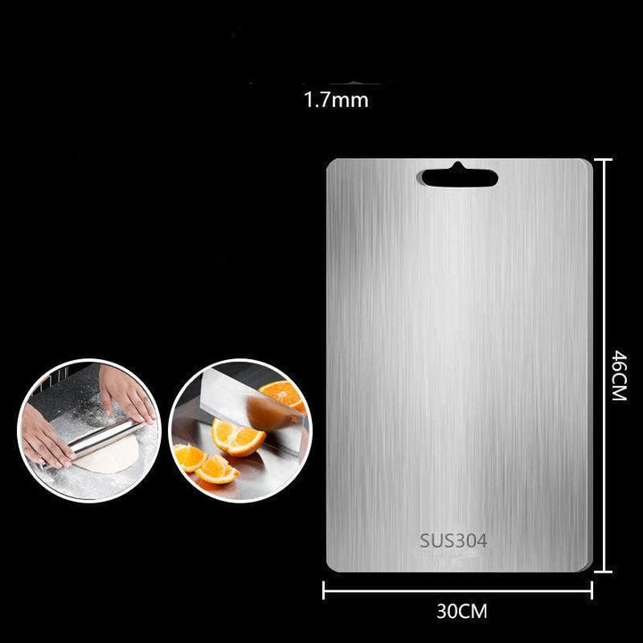 Robuuste titanium snijplank, modern design, hygiënisch, antibacterieel, geurloos, beschermt messen.