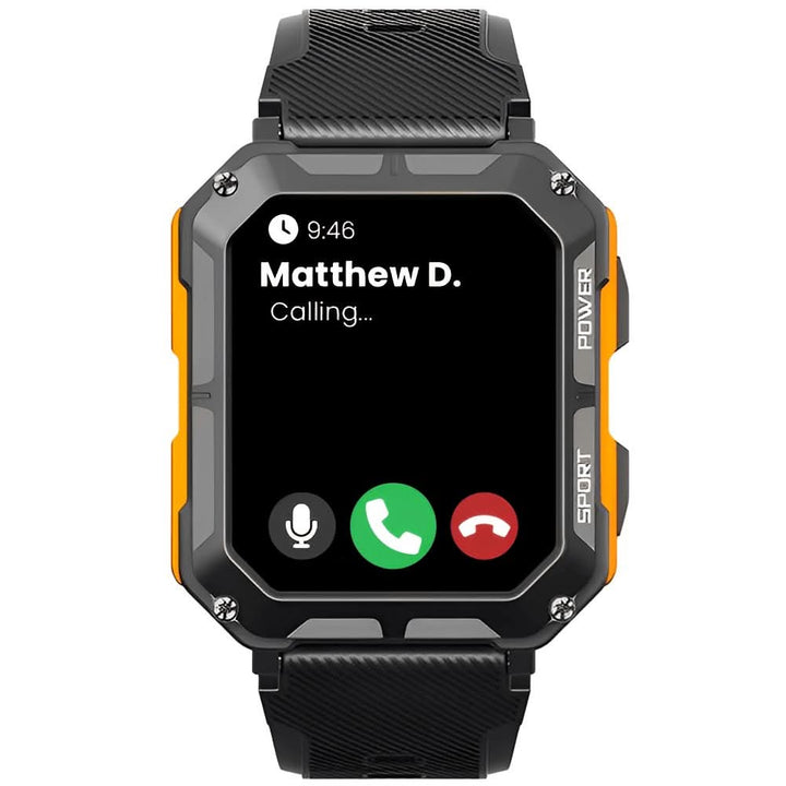 Unisex ArmorTime sporthorloge met gezondheidstracker en activiteitstracker. Onverwoestbaar en waterdicht.