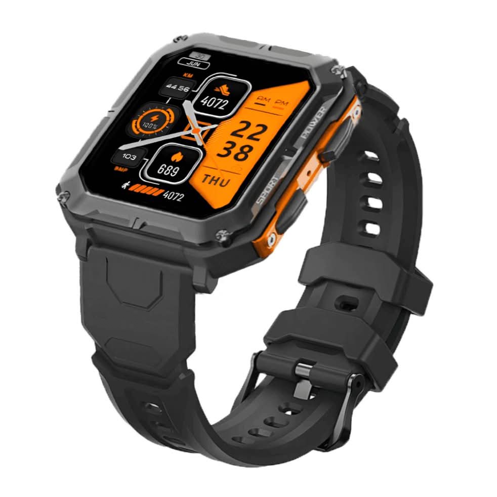 ArmorTime outdoor horloge om pols van avonturier, meet prestaties tijdens wandelen. Waterdicht en schokbestendig.
