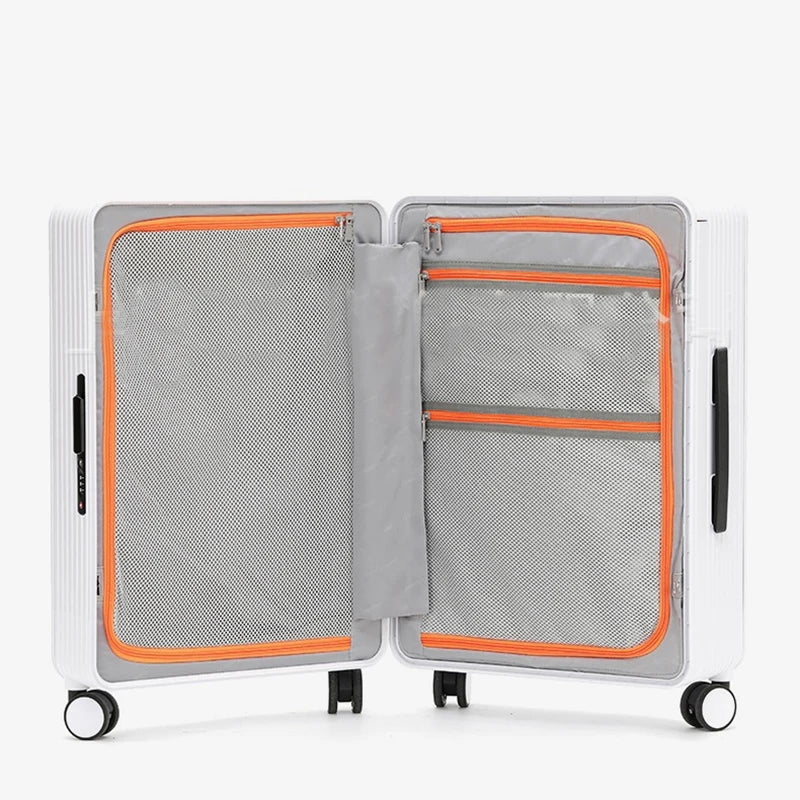 Robuuste polypropeen hardcase reiskoffer Dublin. Met TSA slot en soepele spinnerwielen, lichtgewicht en veilige bagage.