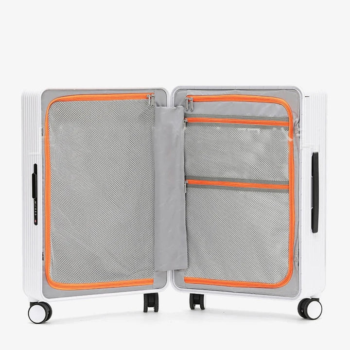 Robuuste polypropeen hardcase reiskoffer Dublin. Met TSA slot en soepele spinnerwielen, lichtgewicht en veilige bagage.