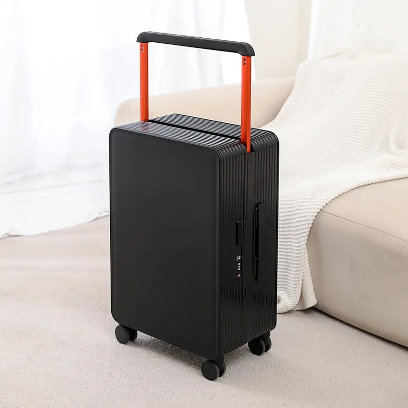 Duurzame hardcase koffer Dublin, polypropeen met geïntegreerd TSA slot. Ideale reisbagage met 4 spinnerwielen.