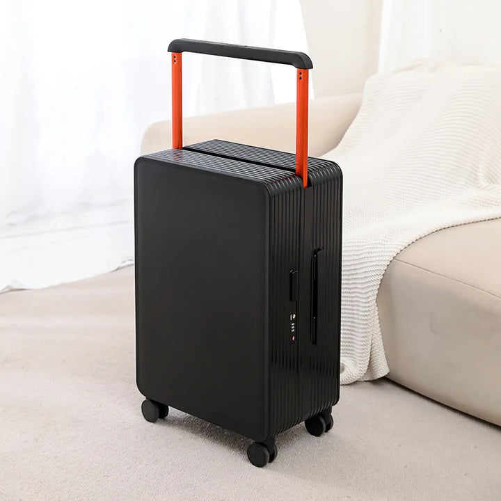 Duurzame hardcase koffer Dublin, polypropeen met geïntegreerd TSA slot. Ideale reisbagage met 4 spinnerwielen.