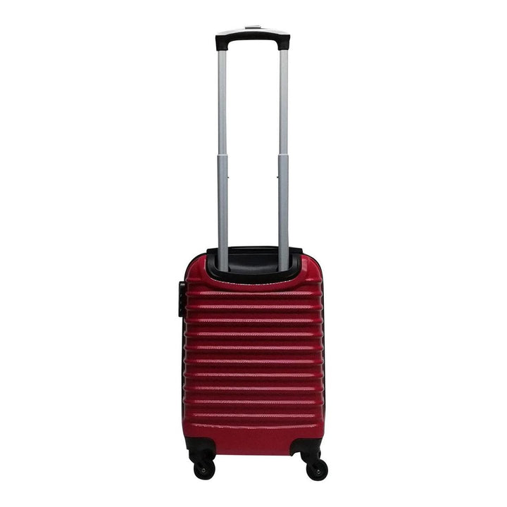 Robuuste & lichtgewicht rode Siena Rosso hardshell kofferset voor veilige reisbagage op elke vakantie.