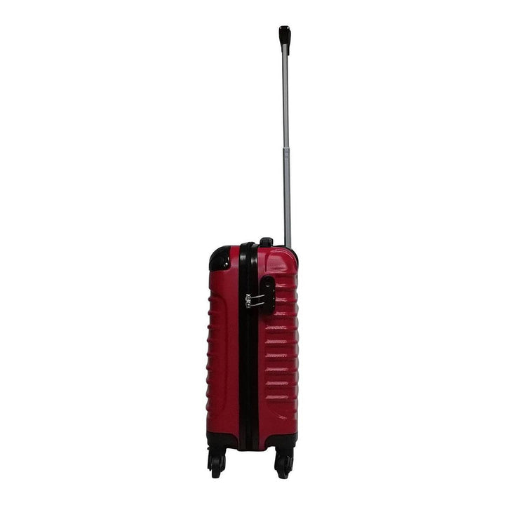 De Siena Rosso hardshell koffers in rood, een duurzame 2-delige bagageset voor al je reizen.