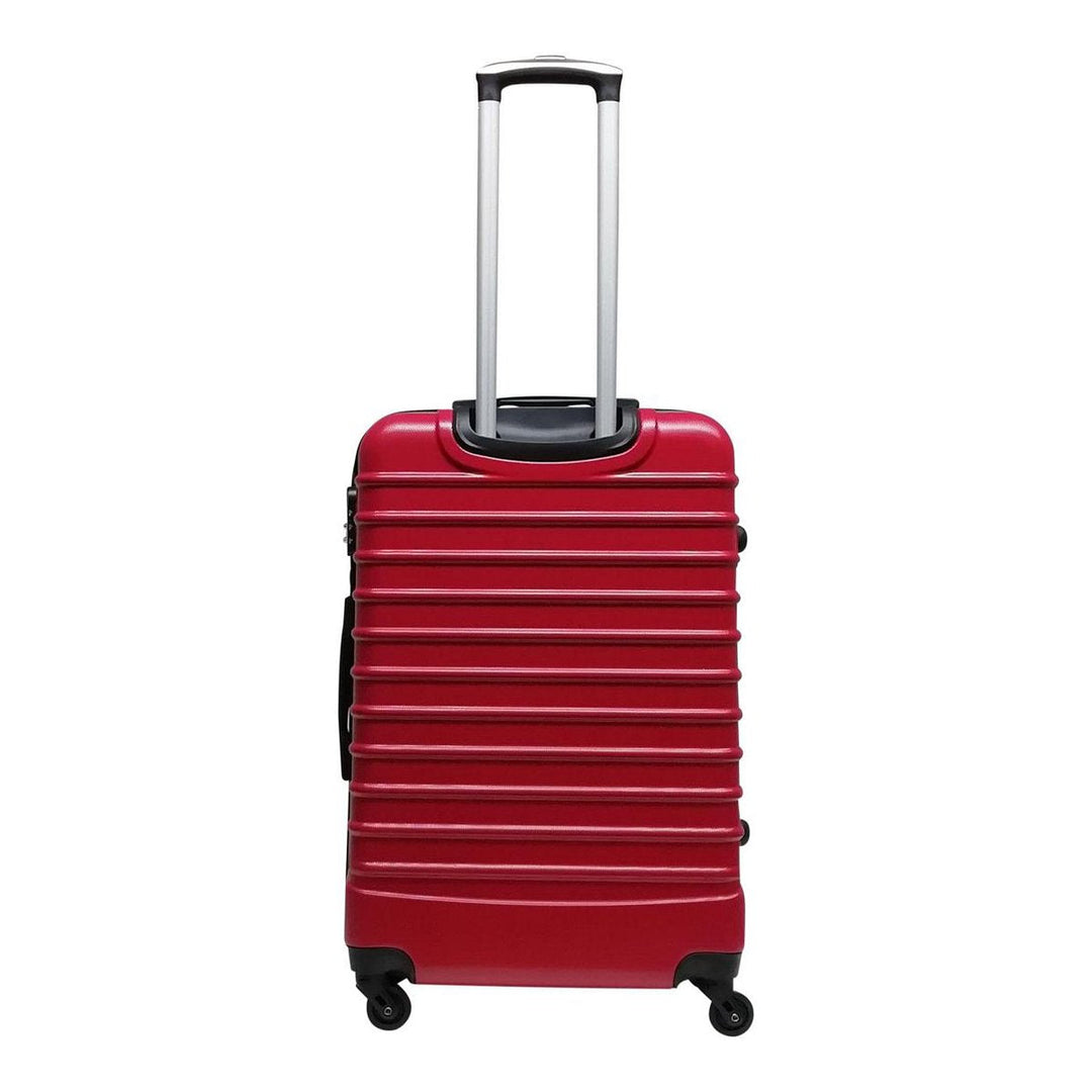Compacte rode Siena Rosso hardshell handbagage koffer XS, perfecte lichtgewicht trolley voor weekendtrips.