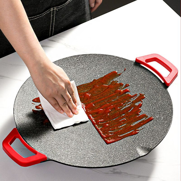 Gebruiksvriendelijk bedieningspaneel van de EzGrill elektrische grill, voor perfecte temperatuurcontrole binnen.