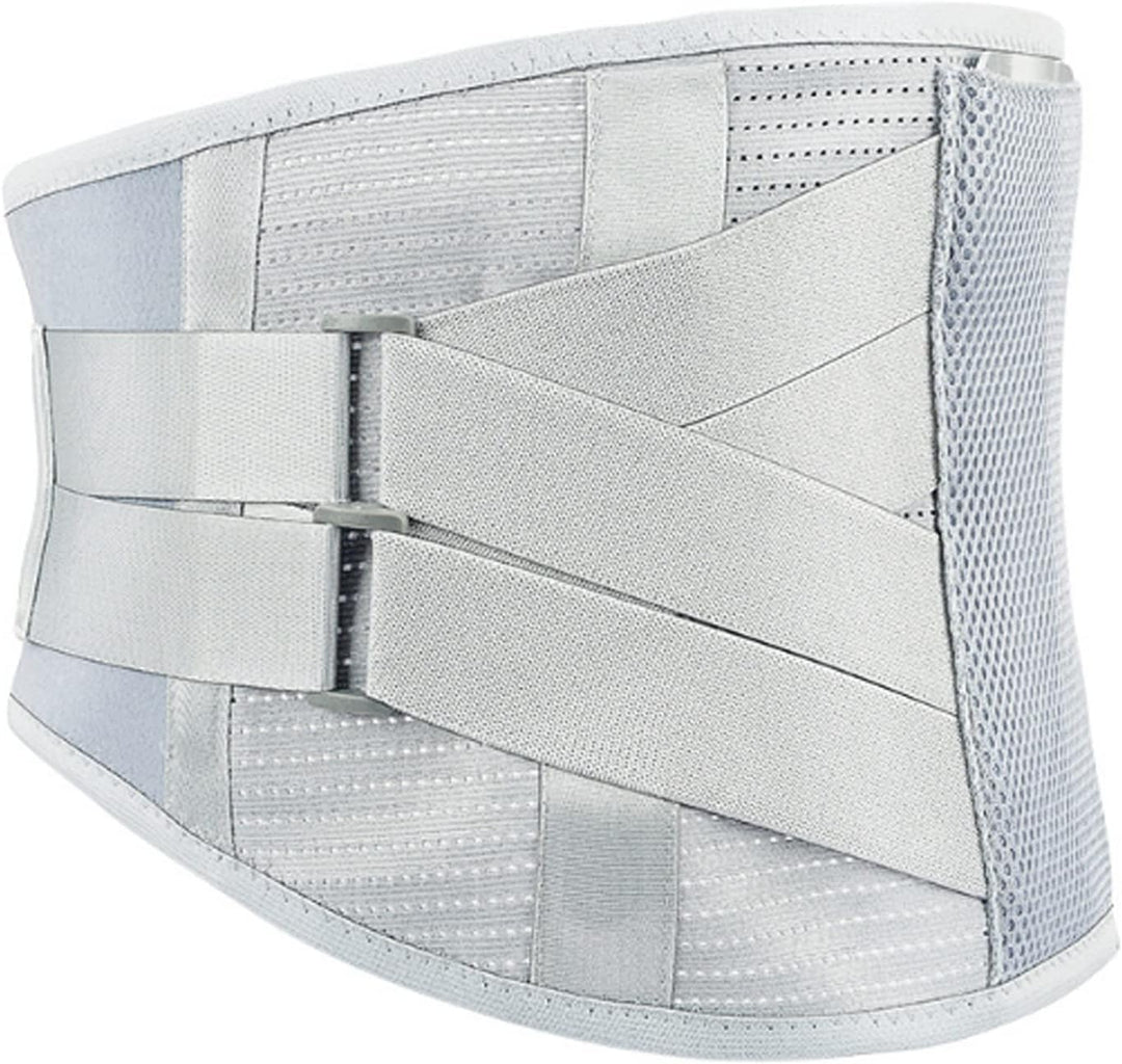 Zwarte rugondersteunende gordel voor pijnverlichting, comfortabel en effectief, ideaal voor rugpijn, Sport & Welzijn