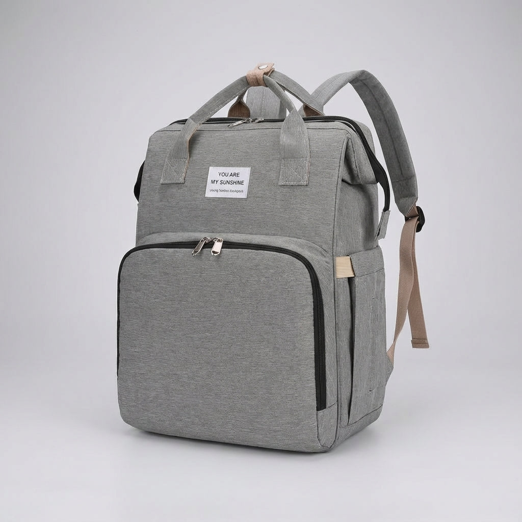 Stijlvolle en comfortabele luiertas rugzak voor moderne ouders, ergonomisch design voor dagelijks gebruik.