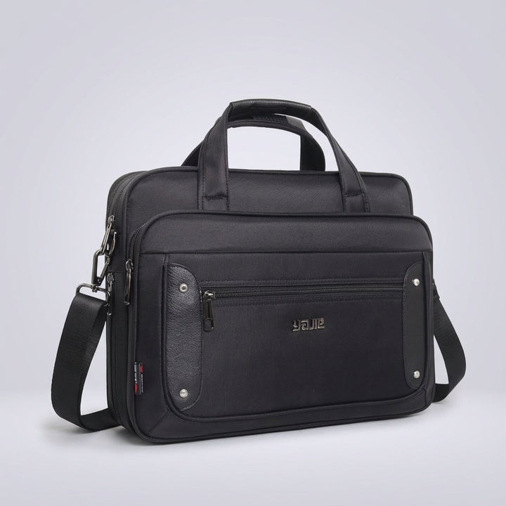 Praktische heren/dames werktas UrbanBrief. Ruime canvas aktetas voor laptop, met goede bescherming en organisatie.