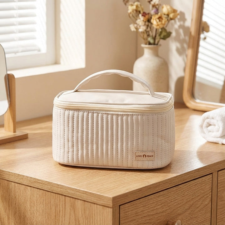 Ruime georganiseerde toilettas NeatCase voor al je beautyproducten. Ideaal als cosmetica organizer.