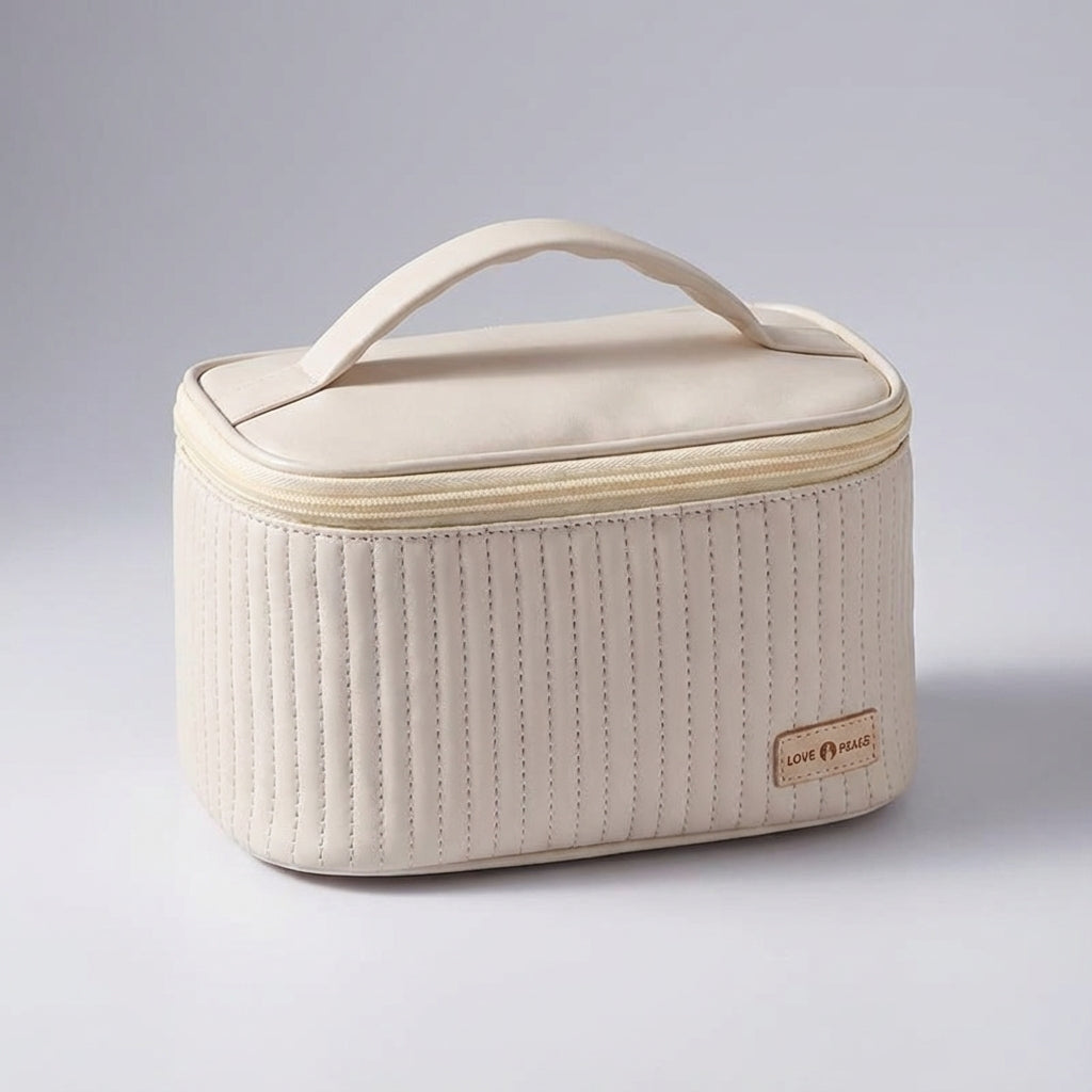 Georganiseerde make-up tas NeatCase met meerdere vakken voor al je beautyproducten. Ideaal voor onderweg.