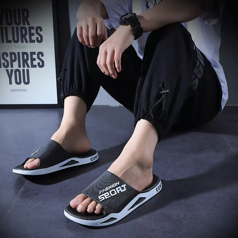 Antislip en ademende unisex sportsandalen, stijlvol tweekleurig in Geel+Zwart, perfect voor actieve dagen.