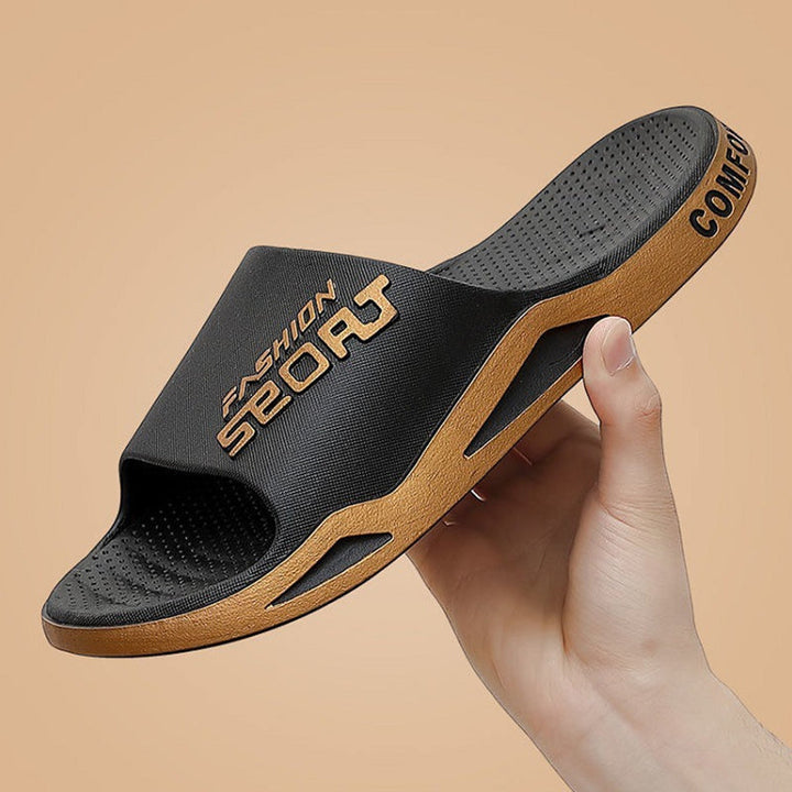 Antislip en ademende unisex sportsandalen, stijlvol tweekleurig in Geel+Zwart, perfect voor actieve dagen.