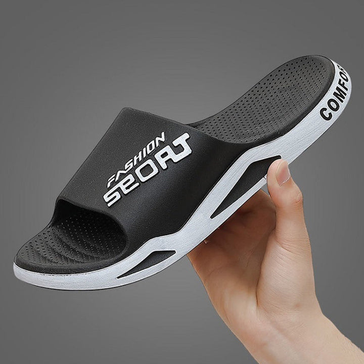Antislip en ademende unisex sportsandalen, stijlvol tweekleurig in Geel+Zwart, perfect voor actieve dagen.