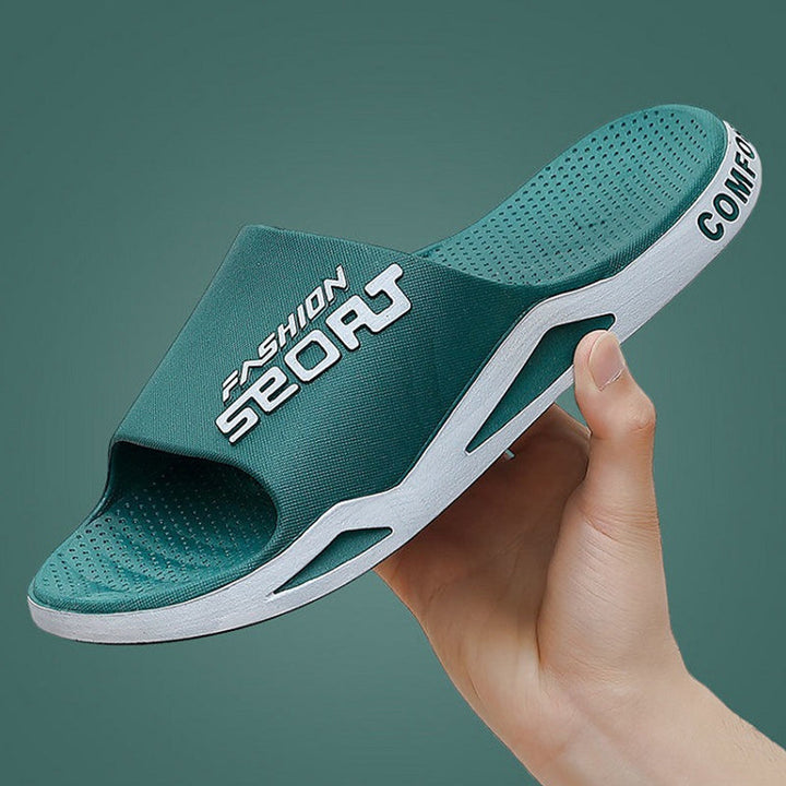 Antislip en ademende unisex sportsandalen, stijlvol tweekleurig in Geel+Zwart, perfect voor actieve dagen.