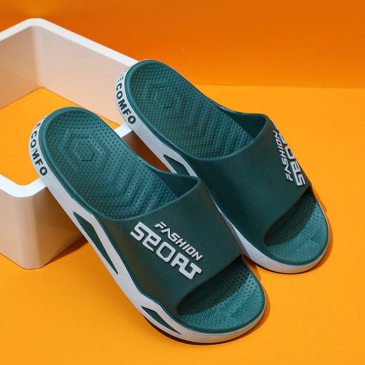 Antislip en ademende unisex sportsandalen, stijlvol tweekleurig in Geel+Zwart, perfect voor actieve dagen.