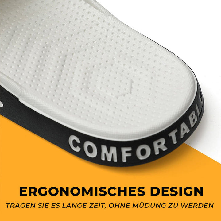 Antislip en ademende unisex sportsandalen, stijlvol tweekleurig in Geel+Zwart, perfect voor actieve dagen.