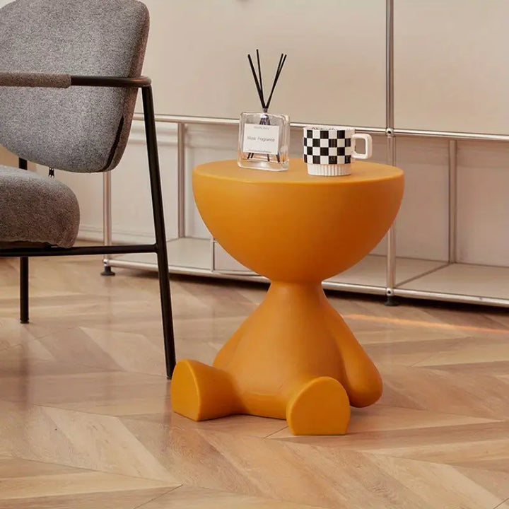 ScandiNest modern nachtkastje, compact, van kunststof, multifunctioneel als bijzettafel en opberger in huis.