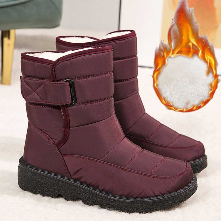 Dames winterlaarzen met antislip zool