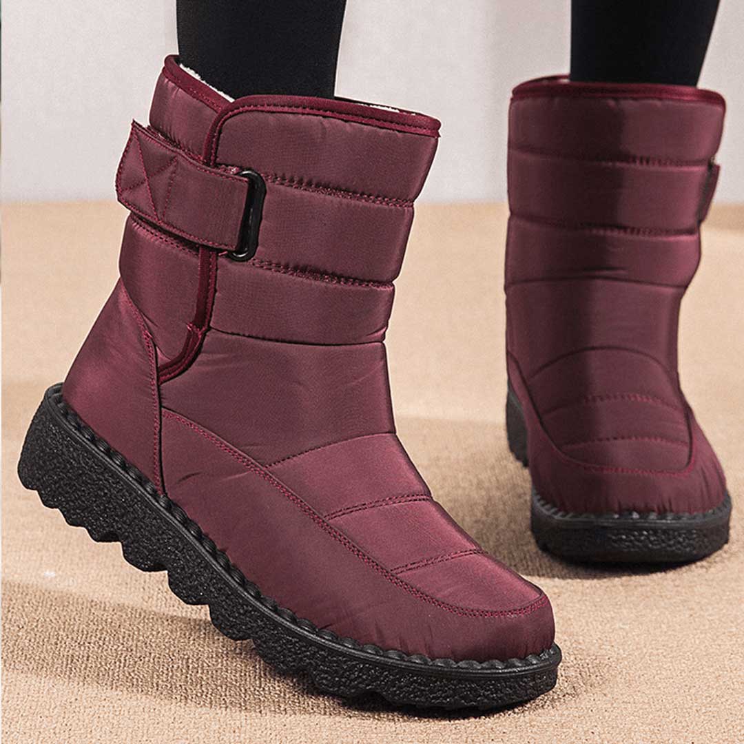 Dames winterlaarzen met antislip zool