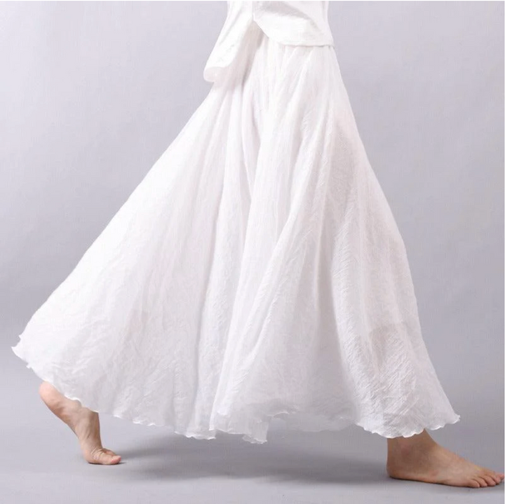 Chique Wanadan damesrok in zomerontwerp, veelzijdig te combineren, in zachte kleuren, ideaal voor dagelijks gebruik en elegantie.