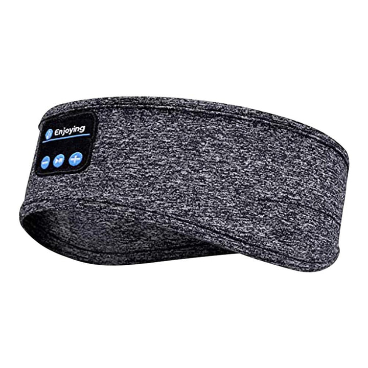 Slaapmasker met Bluetooth, geïntegreerde koptelefoon, zacht materiaal, ergonomisch ontwerp, ideaal voor reizen en ontspanning.