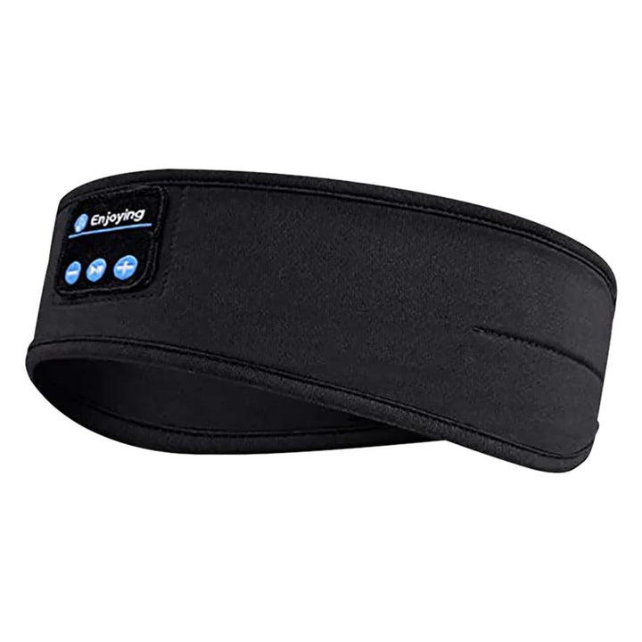 Slaapmasker met Bluetooth, geïntegreerde koptelefoon, zacht materiaal, ergonomisch ontwerp, ideaal voor reizen en ontspanning.
