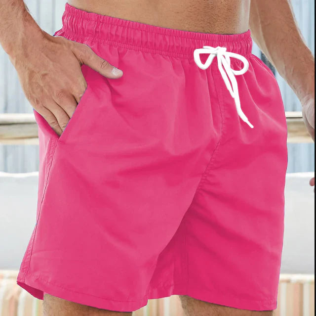 Sneldrogende heren zwemshorts, modern, kleurrijk, met zakken, ideaal voor het strand, biedt comfort en snelle droging