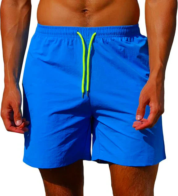 Sneldrogende heren zwemshorts, modern, kleurrijk, met zakken, ideaal voor het strand, biedt comfort en snelle droging