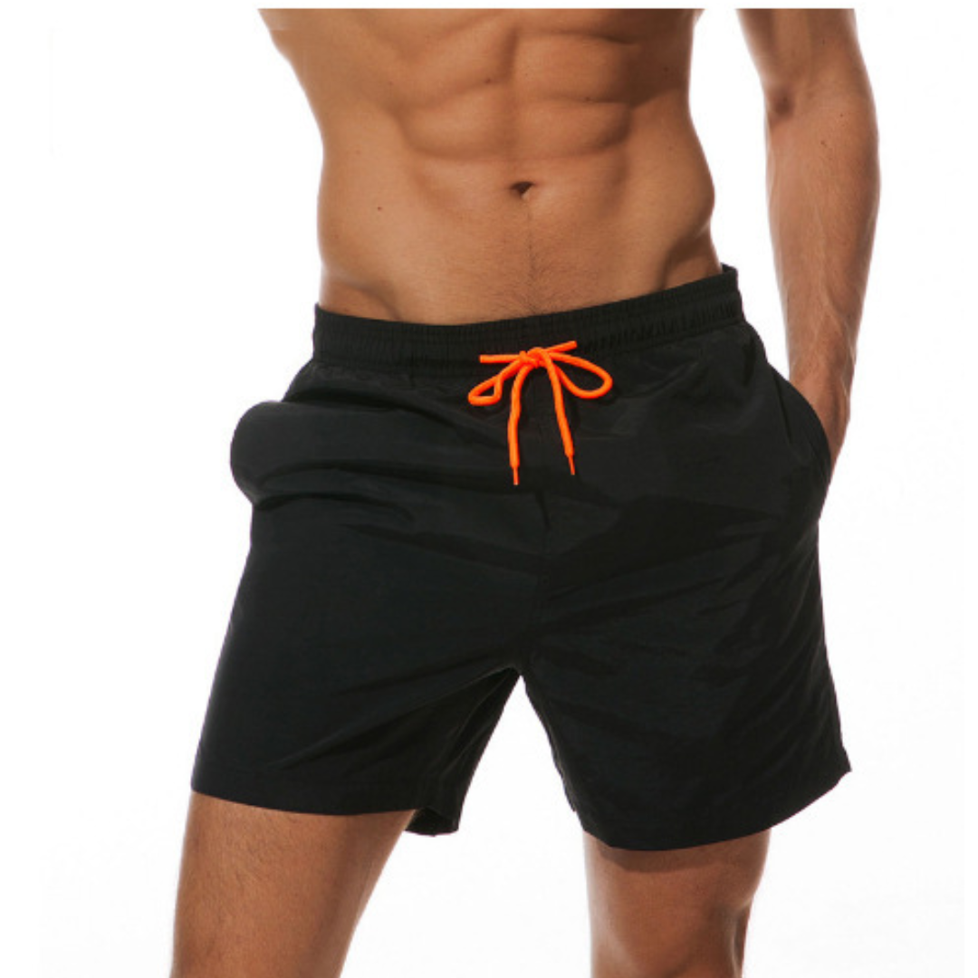 Sneldrogende heren zwemshorts, modern, kleurrijk, met zakken, ideaal voor het strand, biedt comfort en snelle droging