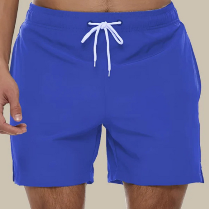 Sneldrogende heren zwemshorts, modern, kleurrijk, met zakken, ideaal voor het strand, biedt comfort en snelle droging
