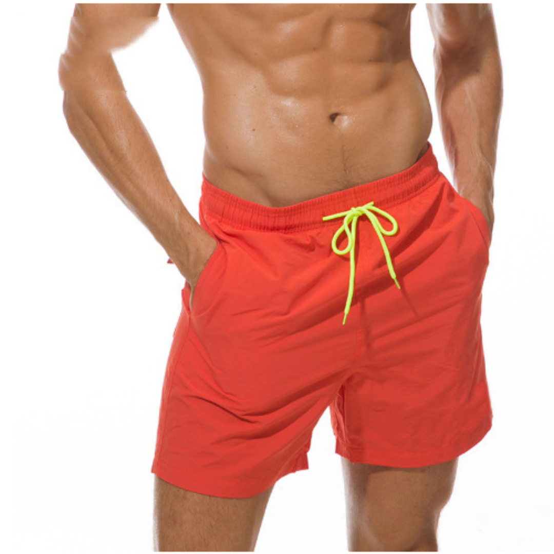 Sneldrogende heren zwemshorts, modern, kleurrijk, met zakken, ideaal voor het strand, biedt comfort en snelle droging