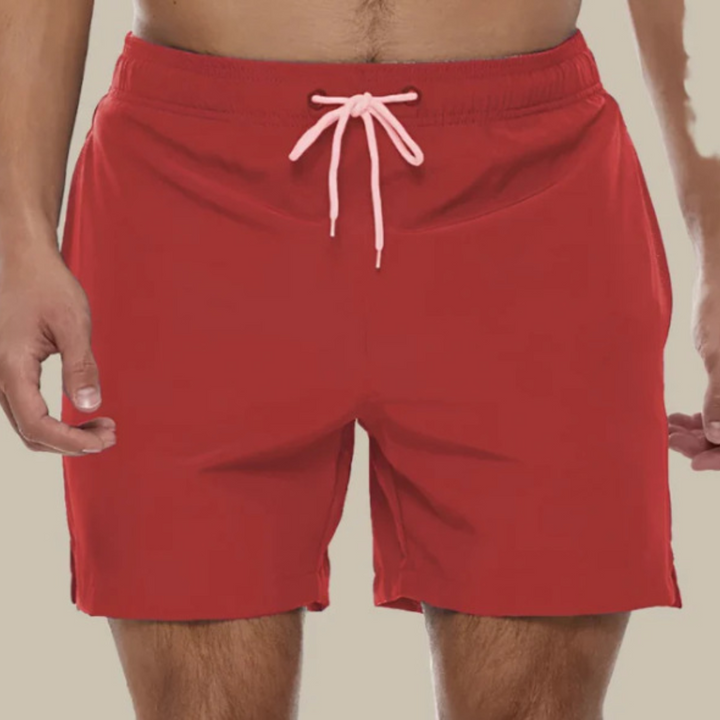 Sneldrogende heren zwemshorts, modern, kleurrijk, met zakken, ideaal voor het strand, biedt comfort en snelle droging