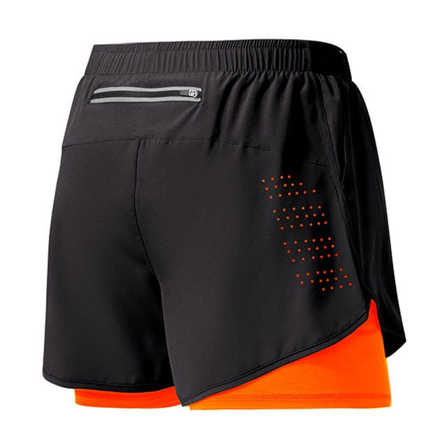 Sneldrogende heren hardloopshorts met rits, zwart, ademend, ideaal voor sport en fitness, maat M
