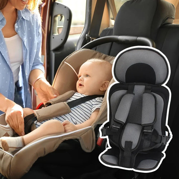 Veilige autostoel voor kinderen, ergonomisch, met zijdelingse botsbescherming, eenvoudige installatie, wasbare hoezen, modern uiterlijk.