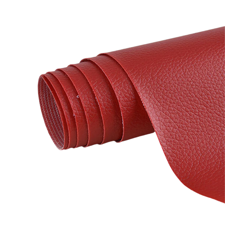 Zelfklevende leder reparatie patch in Beige voor meubelreparatie, duurzaam en waterbestendig, eenvoudig in gebruik.