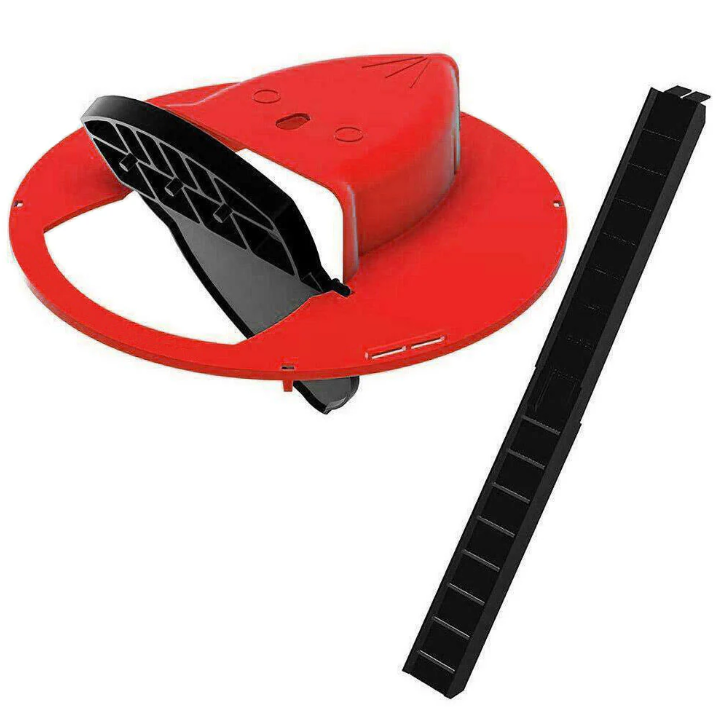 Zelfsluitende muizenval, robuust ontwerp, automatische reset, hygiënisch, ideaal voor huishouden, eenvoudige reiniging