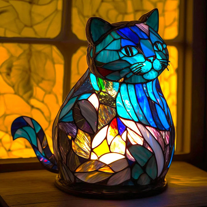 Lichtgevend hars eenhoorn nachtlampje, magische kinderkamer decoratie met subtiele verlichting.