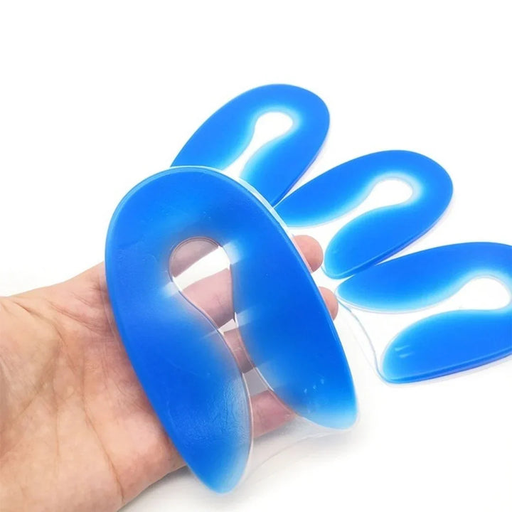 Siliconen hielkussen in schoen voor comfort en pijnverlichting, ergonomisch ontwerp, zacht en antislip