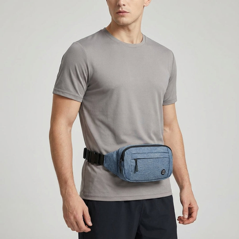 Unisex waterdicht sport heuptasje voor hardlopen, wandelen en joggen. Comfortabel en slank design.
