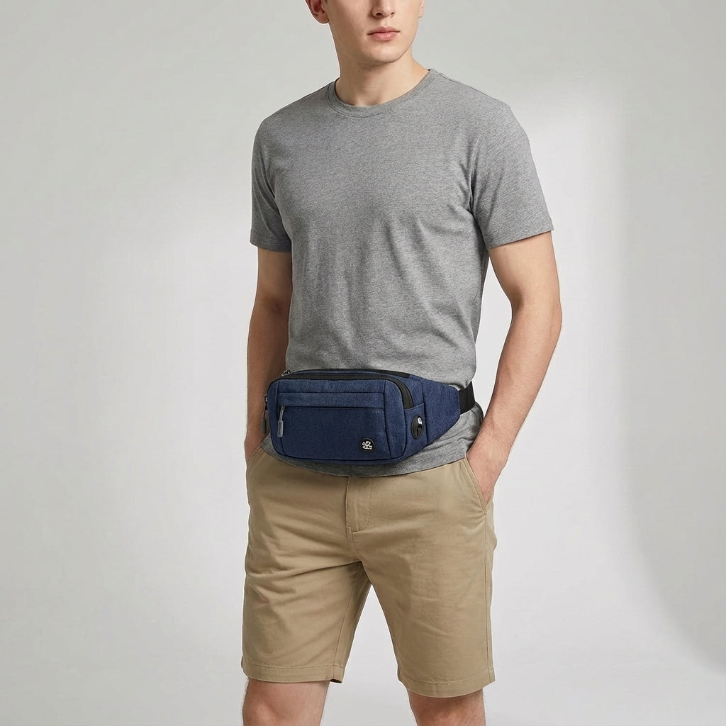 Unisex AquaHipz heuptasje, waterdicht en slank, ideaal als sporttas of reistas voor avonturiers.