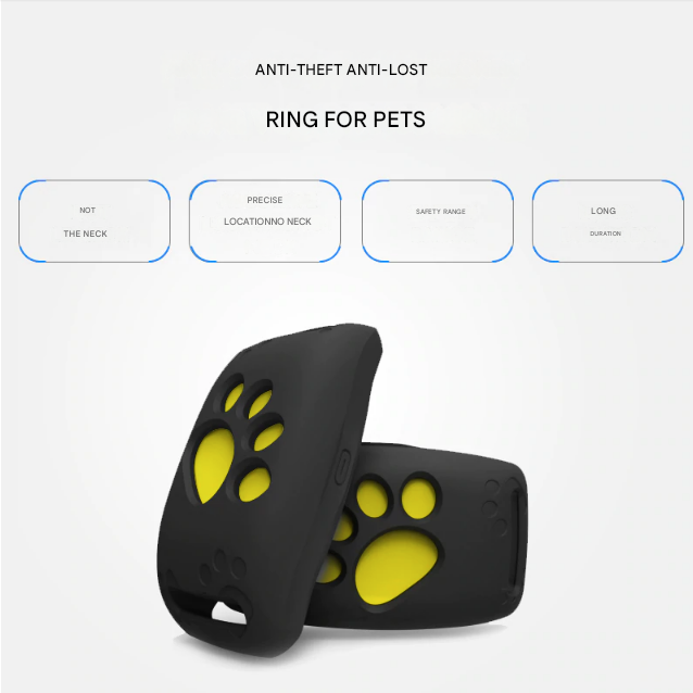 PawTrack slimme halsband met GPS voor kat & kleine hond. Realtime tracking, waterdicht, veiligheid voor je huisdier.