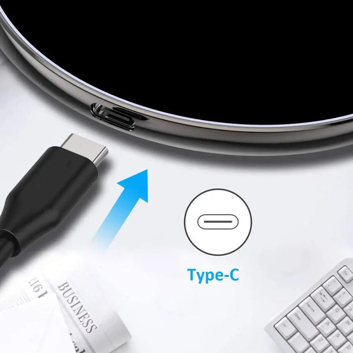 Efficiënte 30W draadloze oplader voor snelle Quick Charge van je mobiele telefoon.