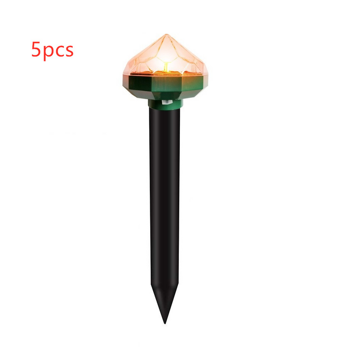 Dierenverjager op zonne-energie: effectieve, weerbestendige bescherming tegen knaagdieren met zonne-energie in de tuin, milieuvriendelijk